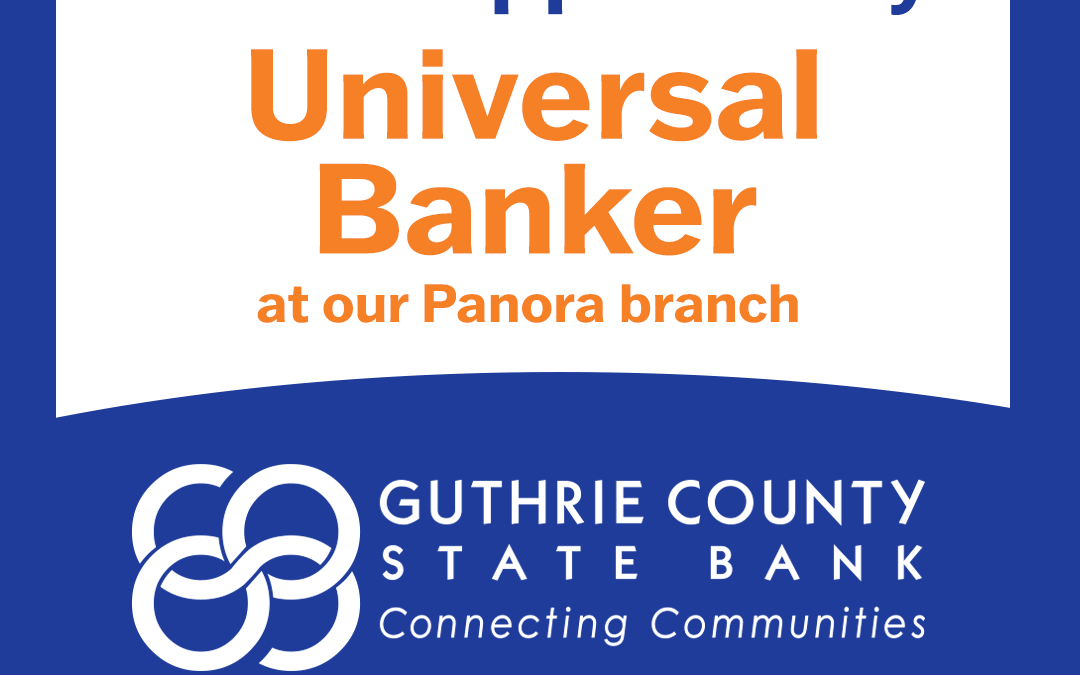 Career Opportunity: Universal Banker in Panora